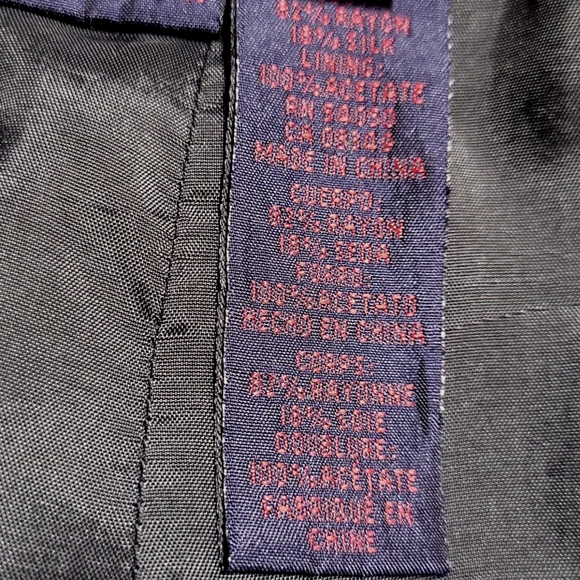 RALPH RALPH LAUREN Tartan Label Y2K 10 M Velvet Flared Pants High Rise Paisley - Picture 5 of 12